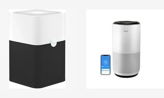 Blueair Blue Pure 211+ and Levoit Core 400S air purifiers side by side