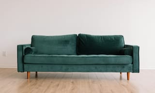 New living room furniture in a bright modern home