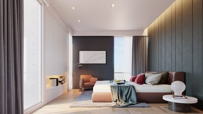 Modern peaceful bedroom with clean air. Photo by Aalo Lens on Unsplash