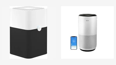 Blueair Blue Pure 211+ and Levoit Core 400S air purifiers side by side