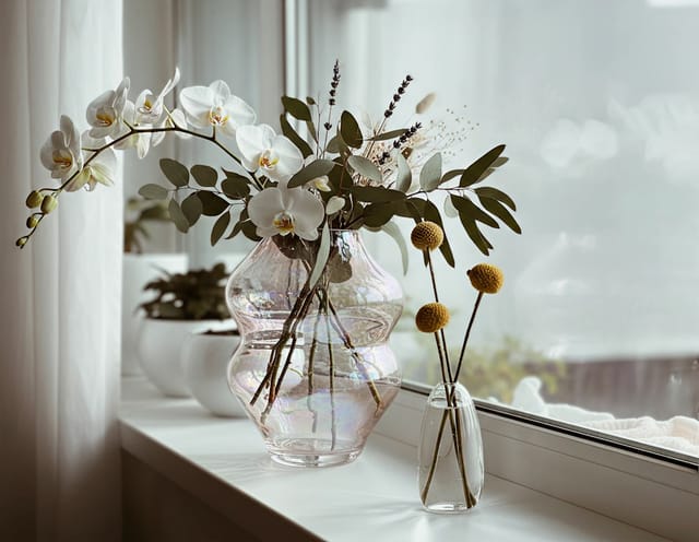 Clean home with spring flowers and natural sunlight. Photo by Igor Karimov on Unsplash