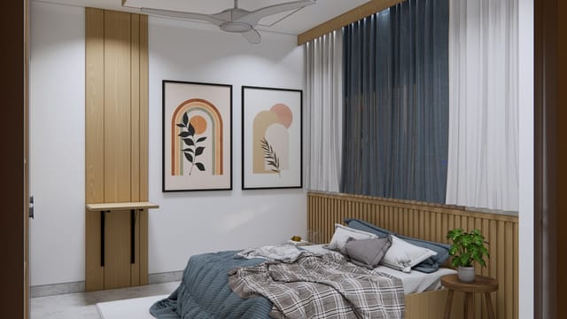 Air purifier in a clean, bright living room