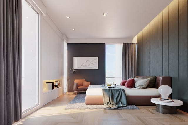 Modern peaceful bedroom with clean air. Photo by Aalo Lens on Unsplash