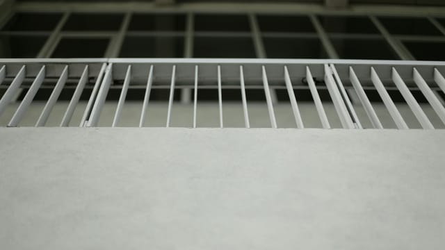 Close-up of a clean pleated furnace filter, the key component used to build a DIY box-fan air filter for wildfire smoke