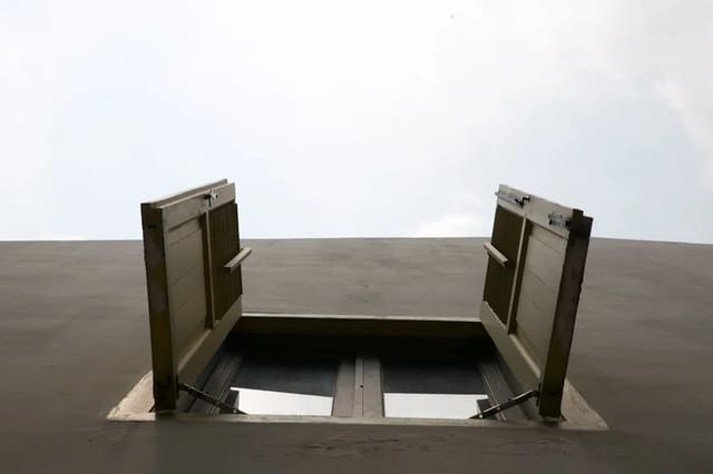 Infographic showing CO2 levels from green (good) to red (poor) with ppm ranges